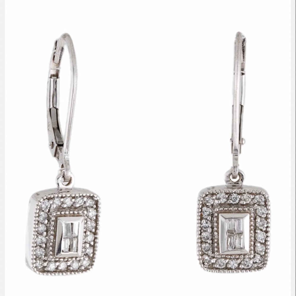 Effy 14k Diamond Drop Earrings